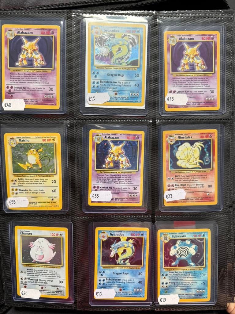 WotC vintage Base Set Holo’s Engels, Hobby en Vrije tijd, Verzamelkaartspellen | Pokémon, Ophalen of Verzenden, Zo goed als nieuw