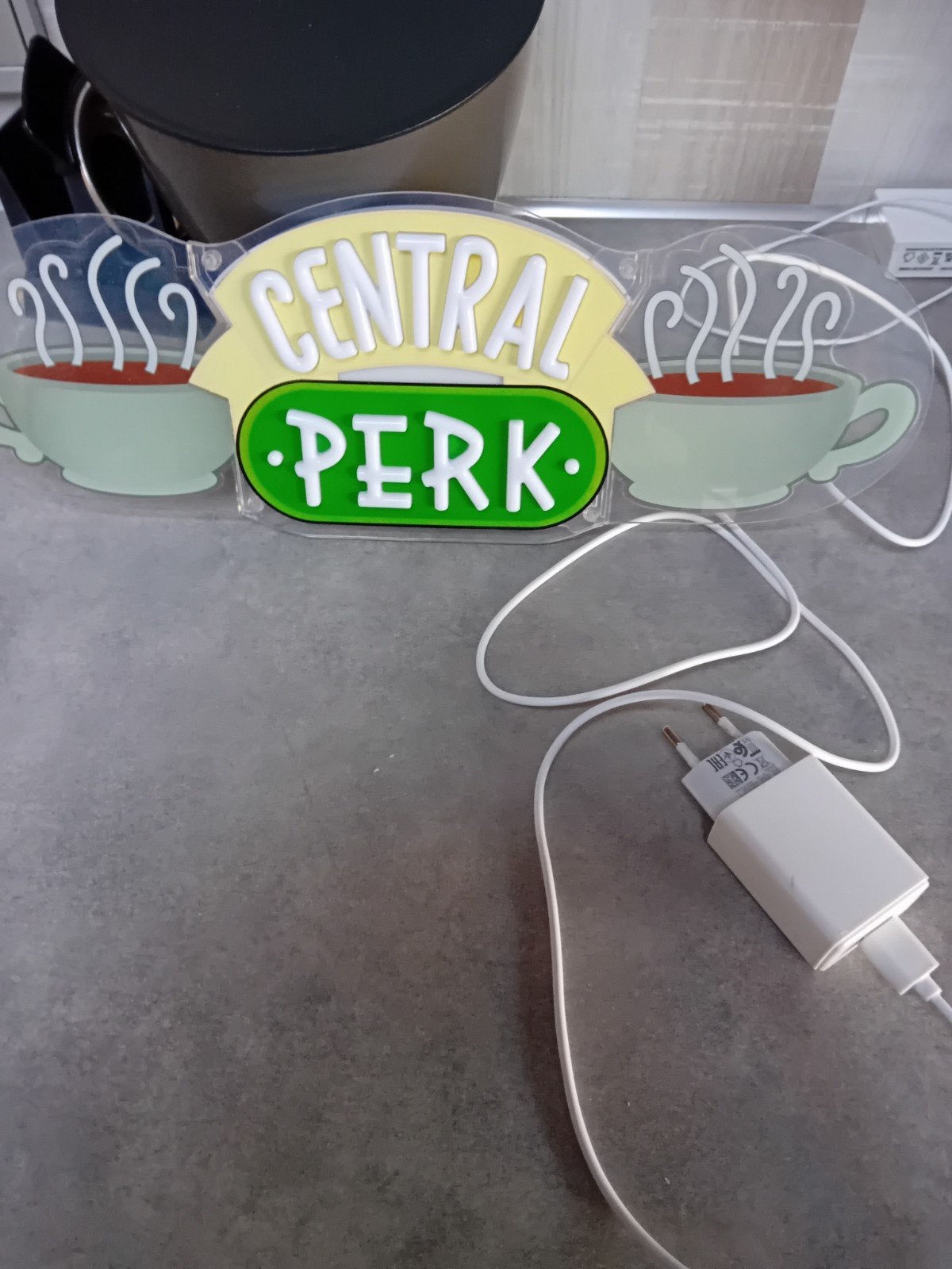 Central Perk Neon LED Licht Friends, Ophalen, Overige merken, Kunststof, Meerkleurig