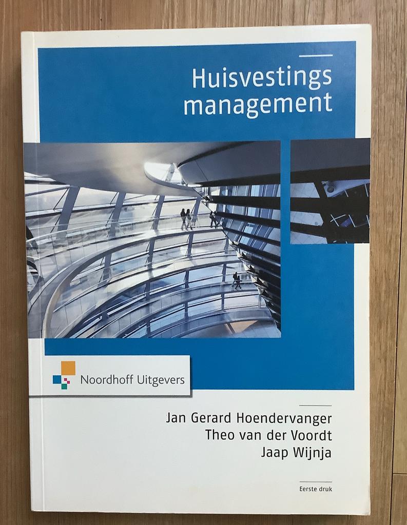 Huisvestingsmanagement, Boeken, Studieboeken en Cursussen, Ophalen of Verzenden, Beta, Zo goed als nieuw, HBO