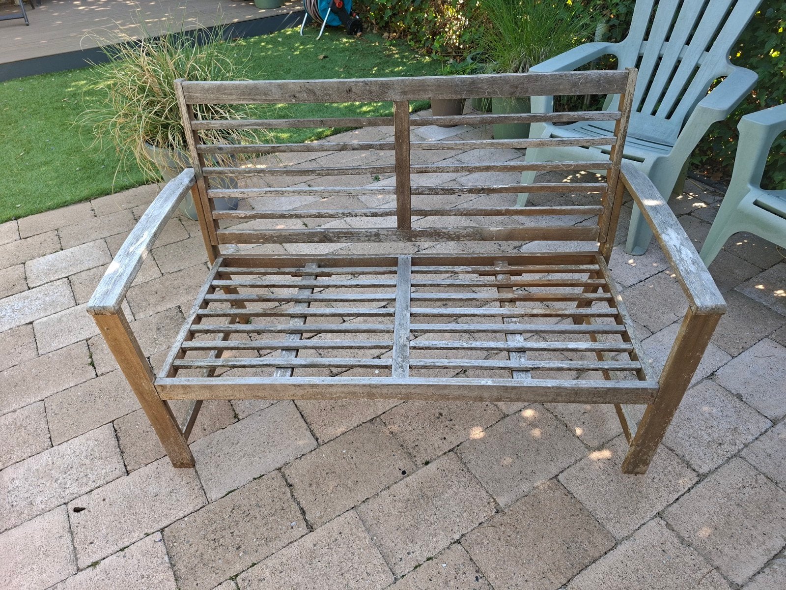 Tuinbankje!, Ophalen, Hout