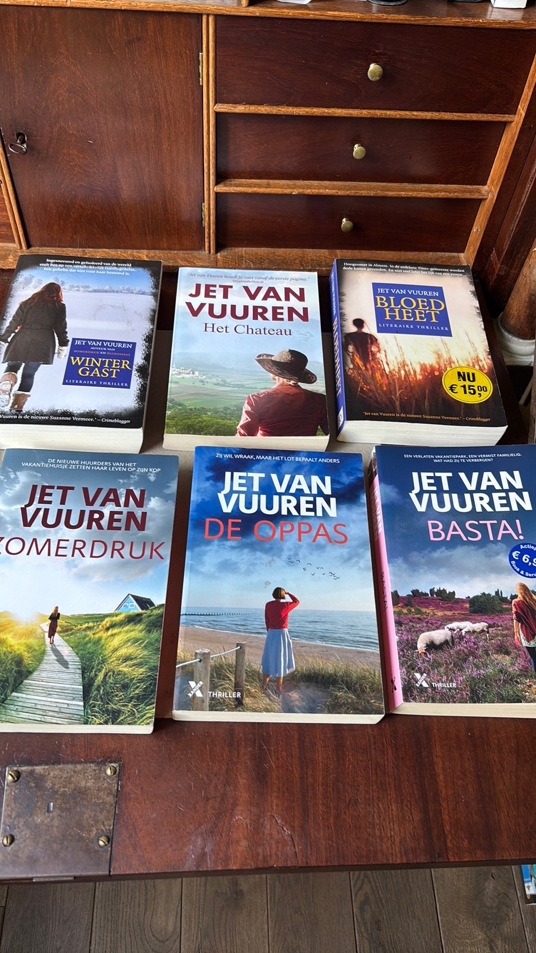 Jet van Vuuren- 7 boeken, Ophalen of Verzenden, Zo goed als nieuw
