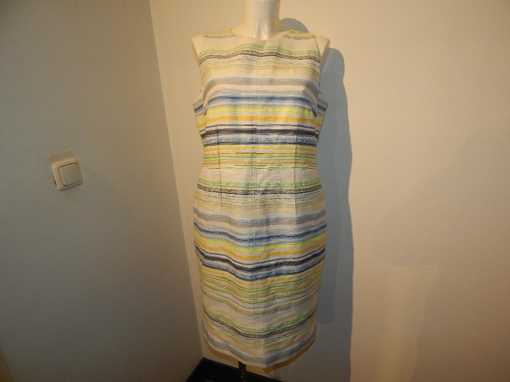 Natan Collection prachtige zomer jurk lichte tinten strepe44