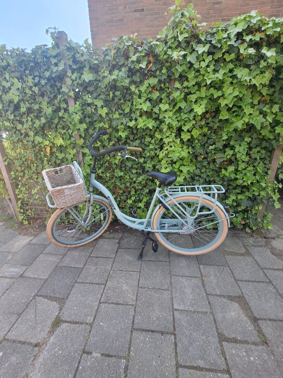 Spirit transportfiets met mandje en versnellingen, Terugtraprem, Gebruikt, Versnellingen, 50 tot 53 cm