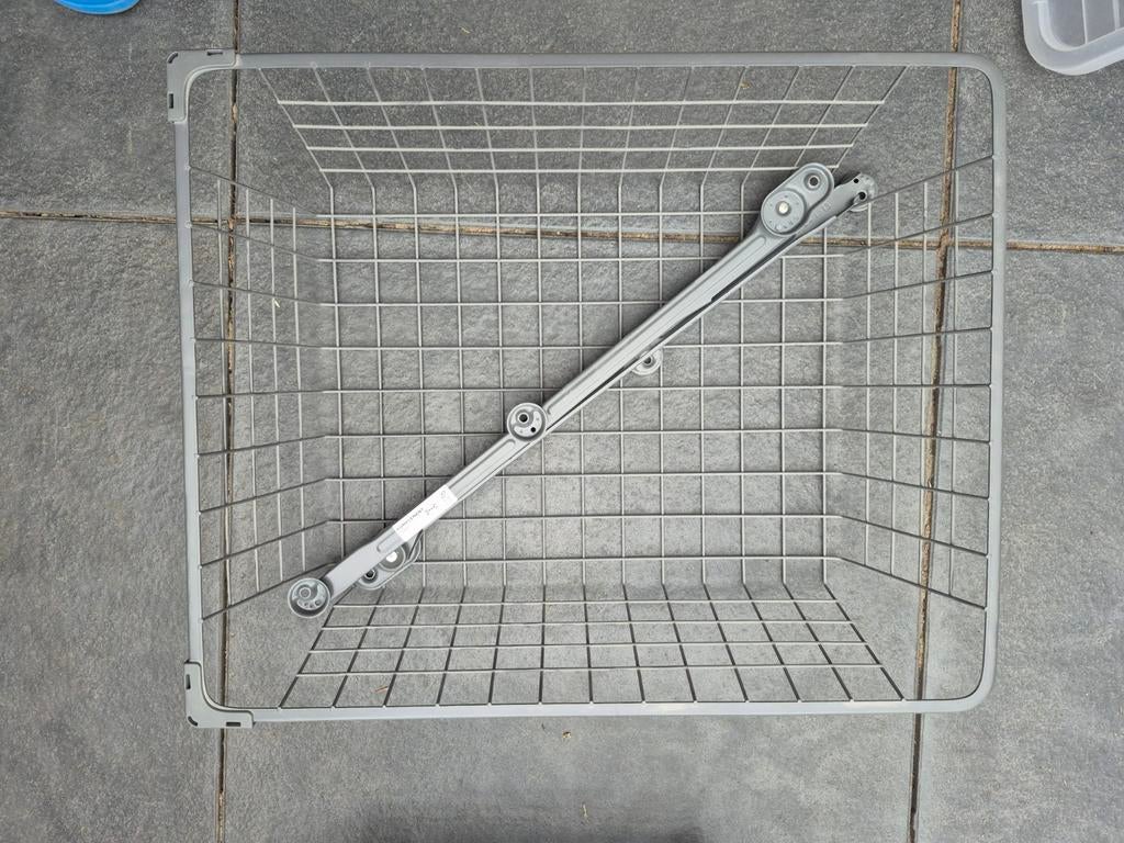 IKEA Komplement draadmand met geleiders, grijs 50x58, Ophalen, Zo goed als nieuw