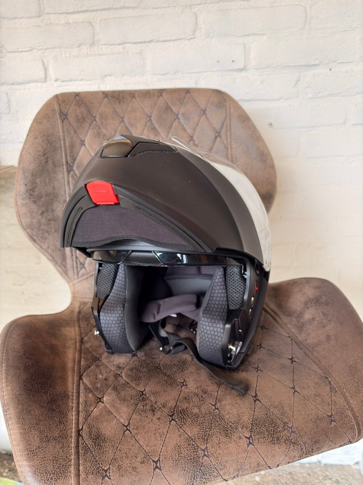 Systeemhelm M 57/58 1x gedragen, Motoren, Overige merken, M, Systeemhelm, Ophalen of Verzenden