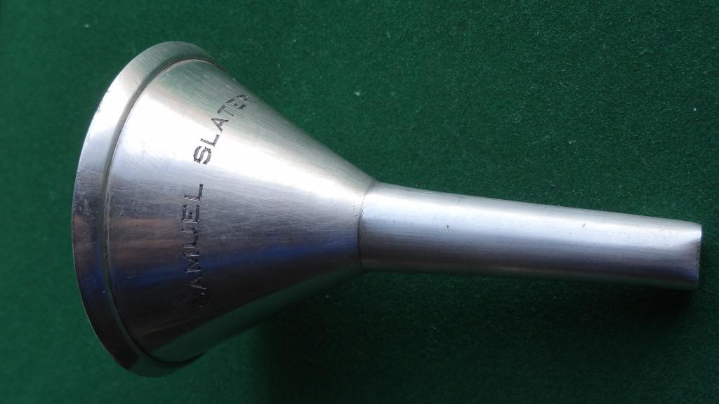 Antieke Sterling zilveren decanteertrechter Samuel Slater, Antiek en Kunst, Ophalen of Verzenden, Zilver