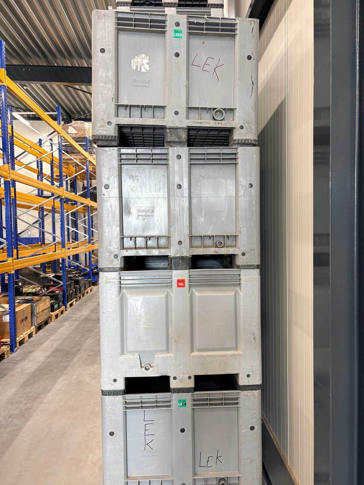 kunststof palletboxen - Lek (stapelbaar), Ophalen of Verzenden