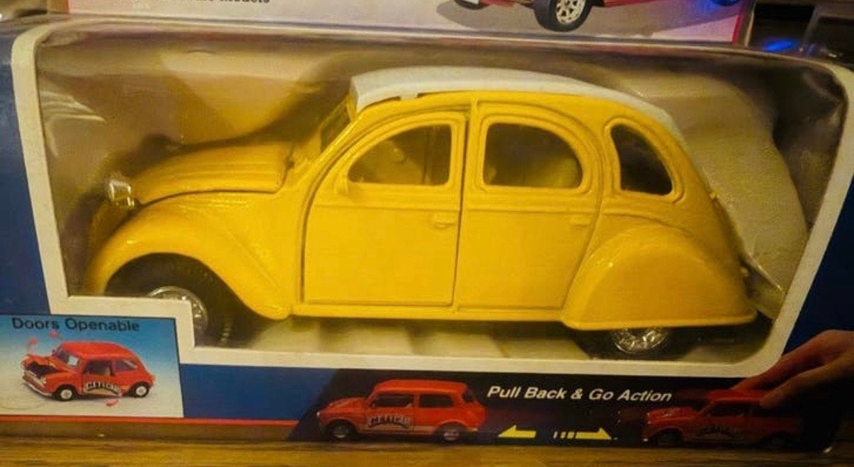 Model Gele Eend - Klassieke Auto Miniatuur, Overige merken, 1:50 of kleiner, Auto, Nieuw