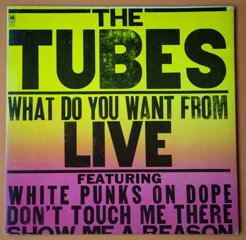 The Tubes - What do you want from LIVE dubbel LP 1978, Ophalen of Verzenden, Zo goed als nieuw, 12 inch, Dubbel-LP