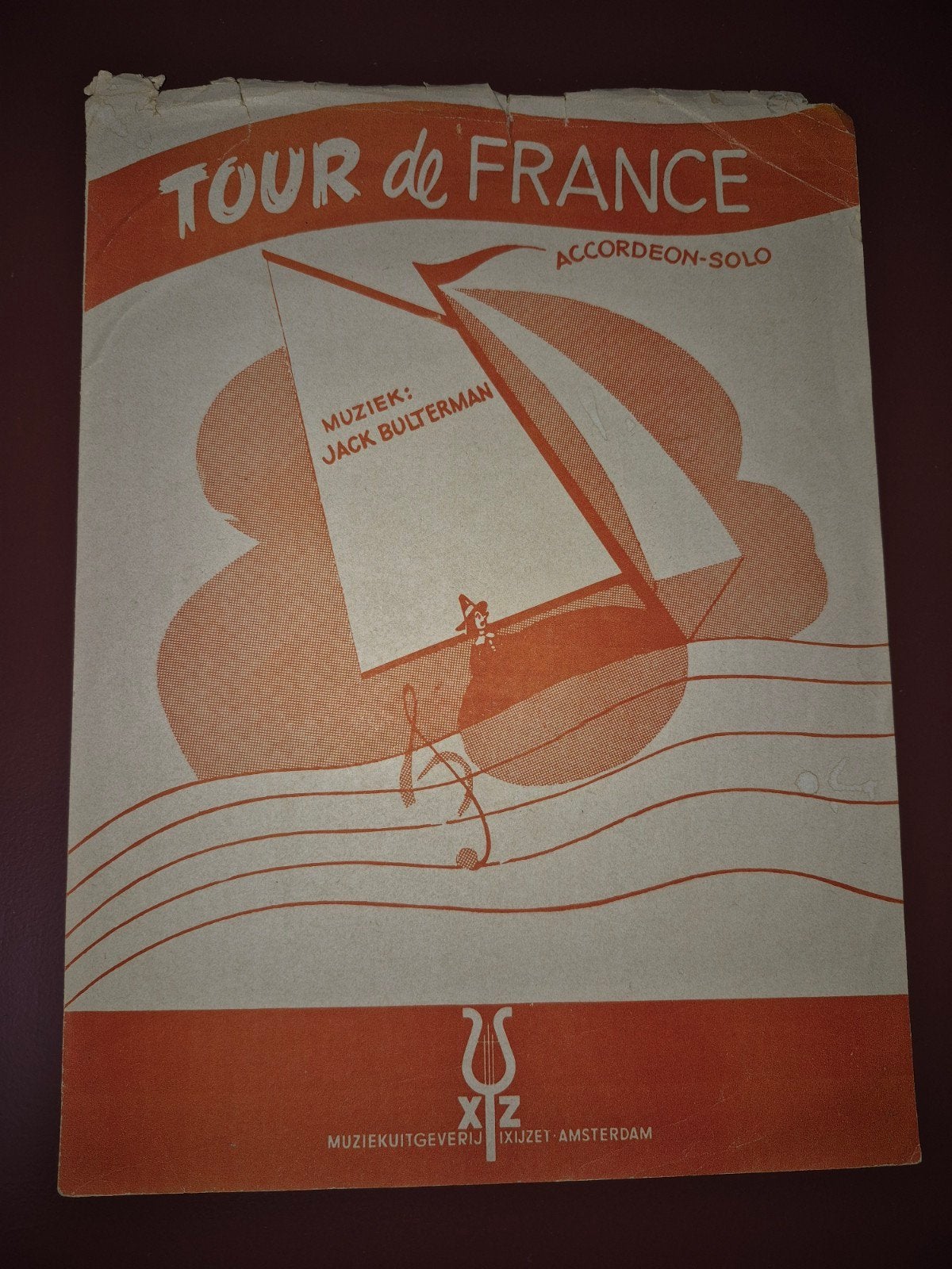 Tour de France - Accordeon-Solo - Muziek: Jack Bulterman, Gebruikt, Overige genres, Ophalen of Verzenden, Artiest of Componist