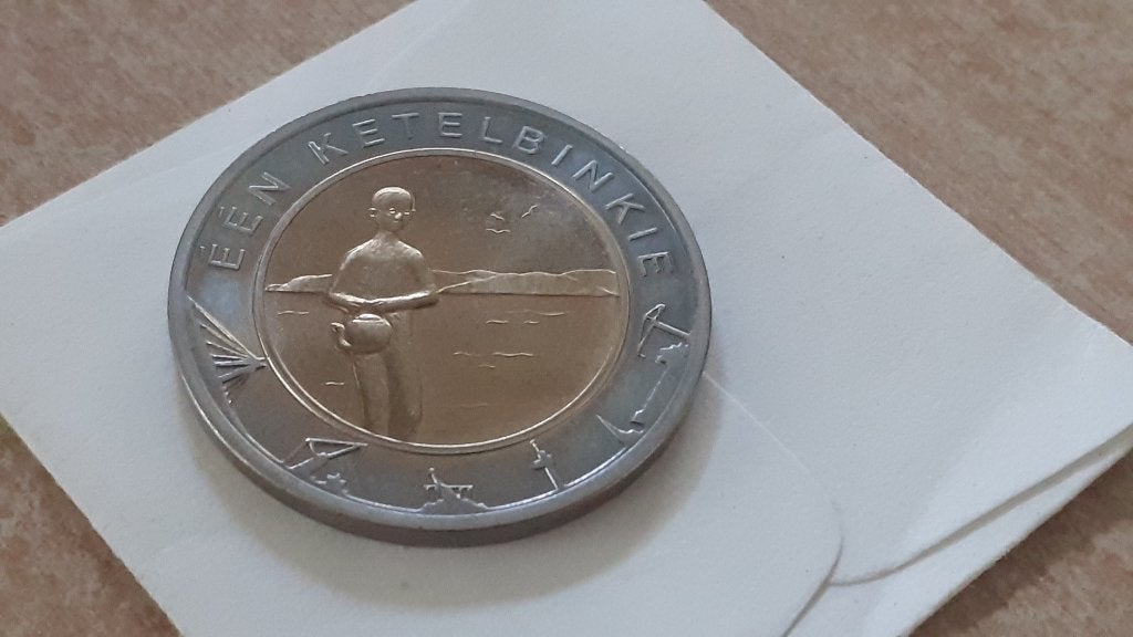 zeer mooie penning van Ketelbinkie Unc kwaliteit, Ophalen of Verzenden, Overige materialen, Nederland