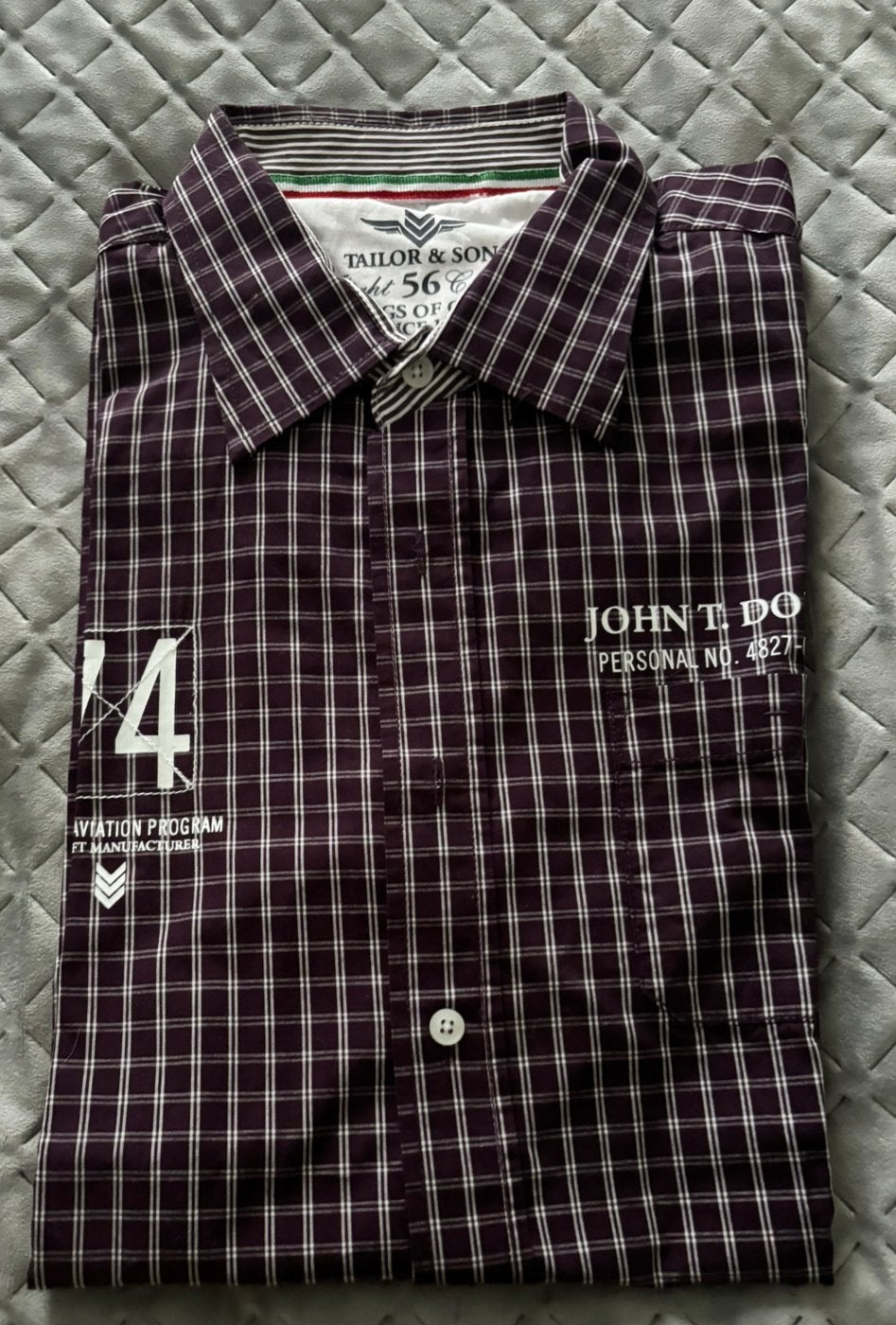 Tailor&Son overhemd, Kleding | Heren, Overhemden, Ophalen of Verzenden, Zo goed als nieuw, Blauw, Overige halswijdtes
