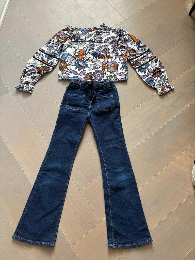 Retour top en shoeby jeans 152, Ophalen of Verzenden, Zo goed als nieuw, Meisje, Broek