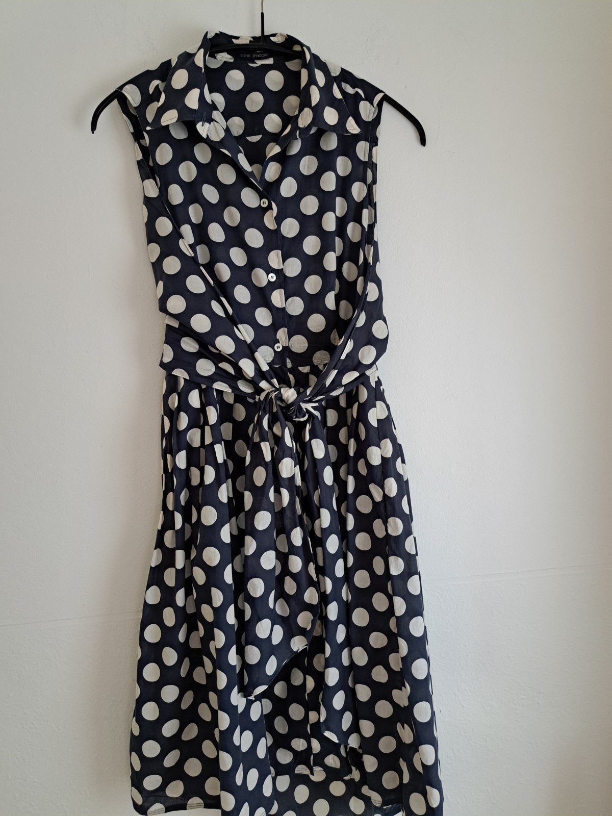 Sofie D'Hoore Jurk polkadot maat m, Maat 38/40 (M), Blauw, Ophalen of Verzenden, Zo goed als nieuw