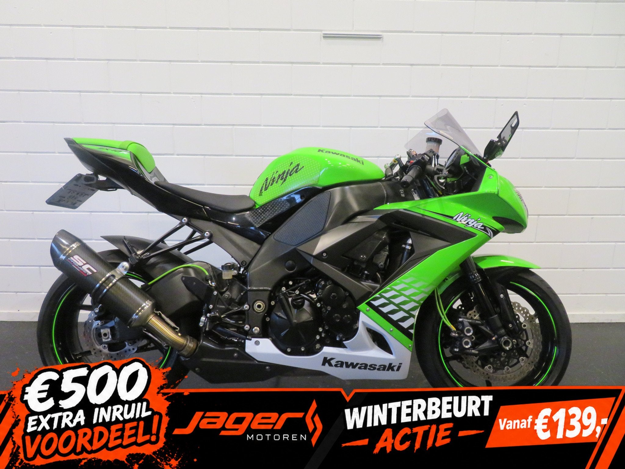 Kawasaki ZX 10 ZX10R NINJA SC PROJECT (bj 2011), Motoren, Super Sport, Gebruikt, Bedrijf