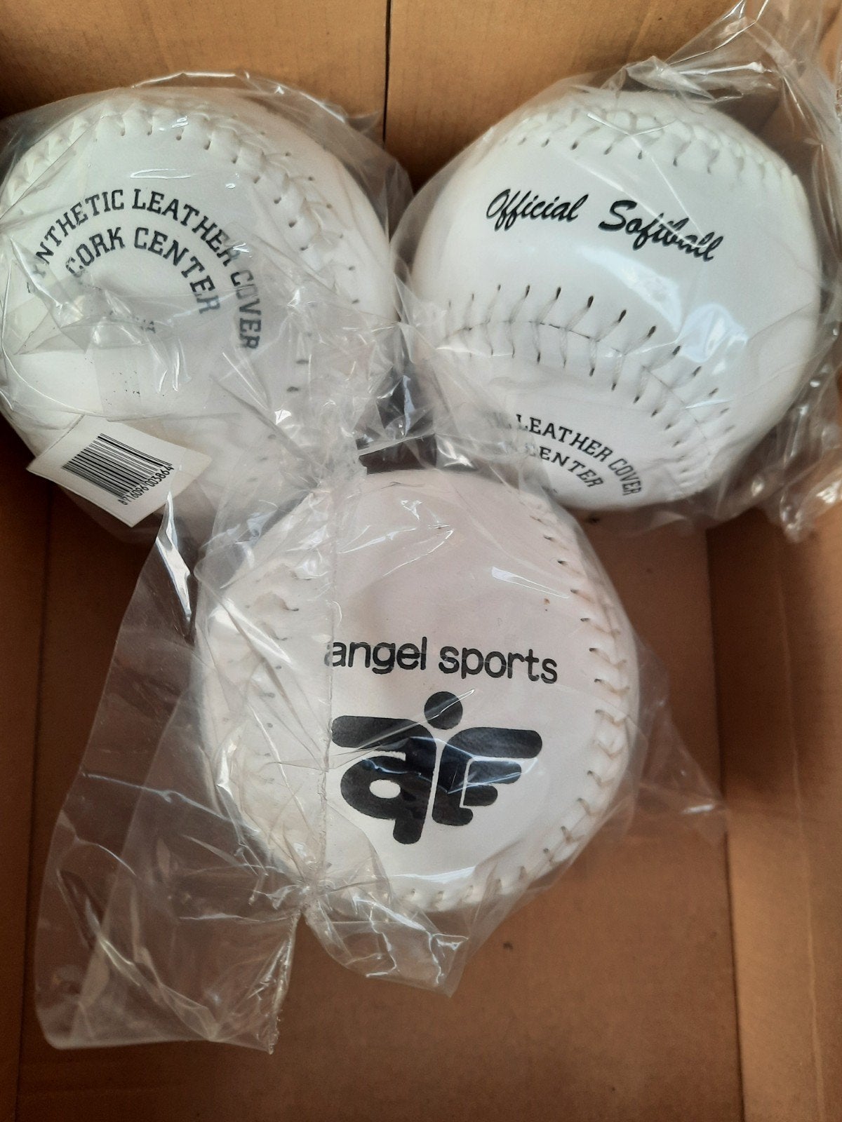 3 softballen, nieuw, Ophalen of Verzenden, Nieuw, Softbal, Bal