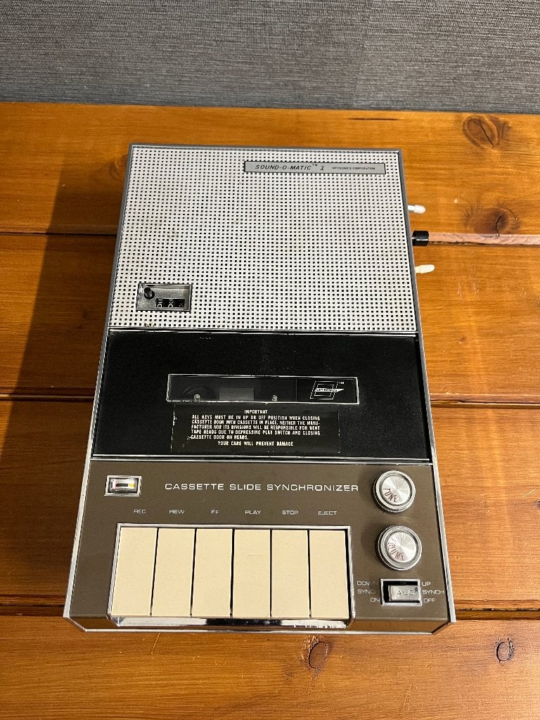 Optisonics Sound-O-Matic I cassetterecorder  I D001-2, Ophalen of Verzenden, Enkel, Overige merken, Tape counter