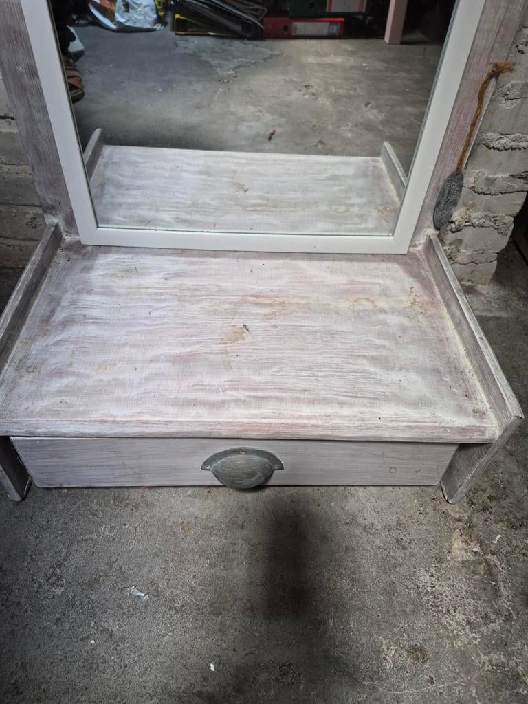 Leuke kinder kaptafel met spiegel en lade, Ophalen of Verzenden
