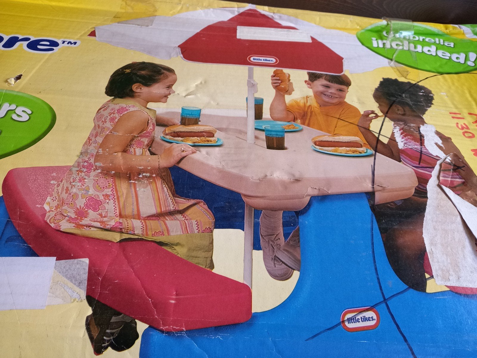 Little tikes picknick tafel, Kinderen en Baby's, Ophalen, Kunststof