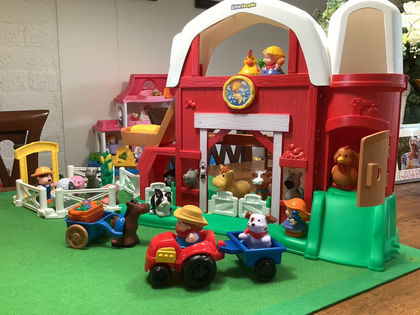 Fisher-Price Little People Boerderij Speelset Uitgebreid, Ophalen of Verzenden, Zo goed als nieuw, Speelset, Met geluid