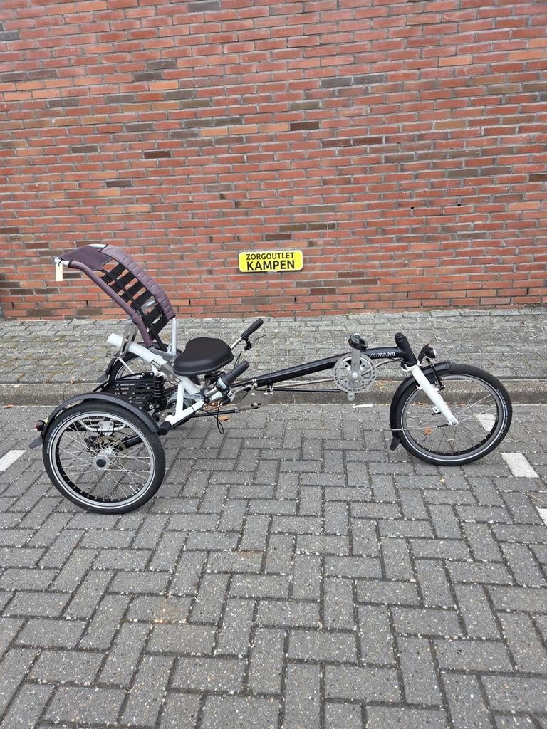 van Raam easy sport driewiel ligfiets, Ophalen