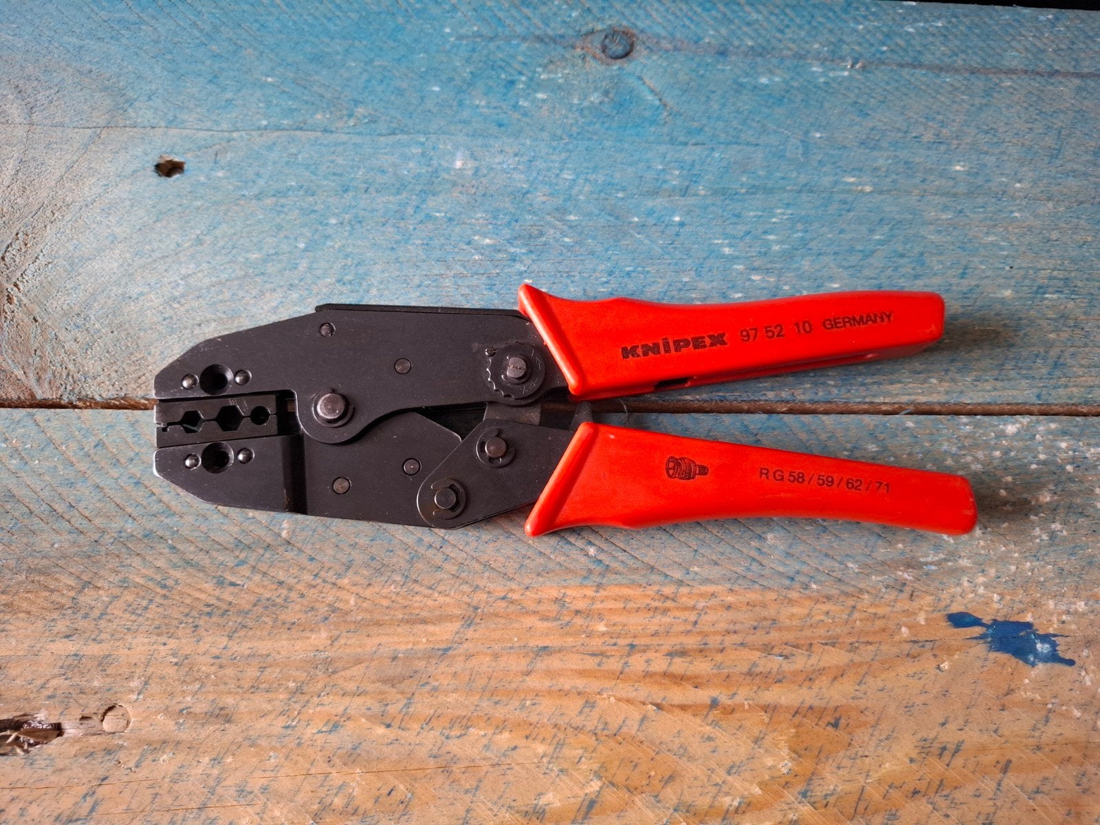 Knipex Crimptang (97 52 10), Ophalen of Verzenden, Gebruikt, Tang, Knipex