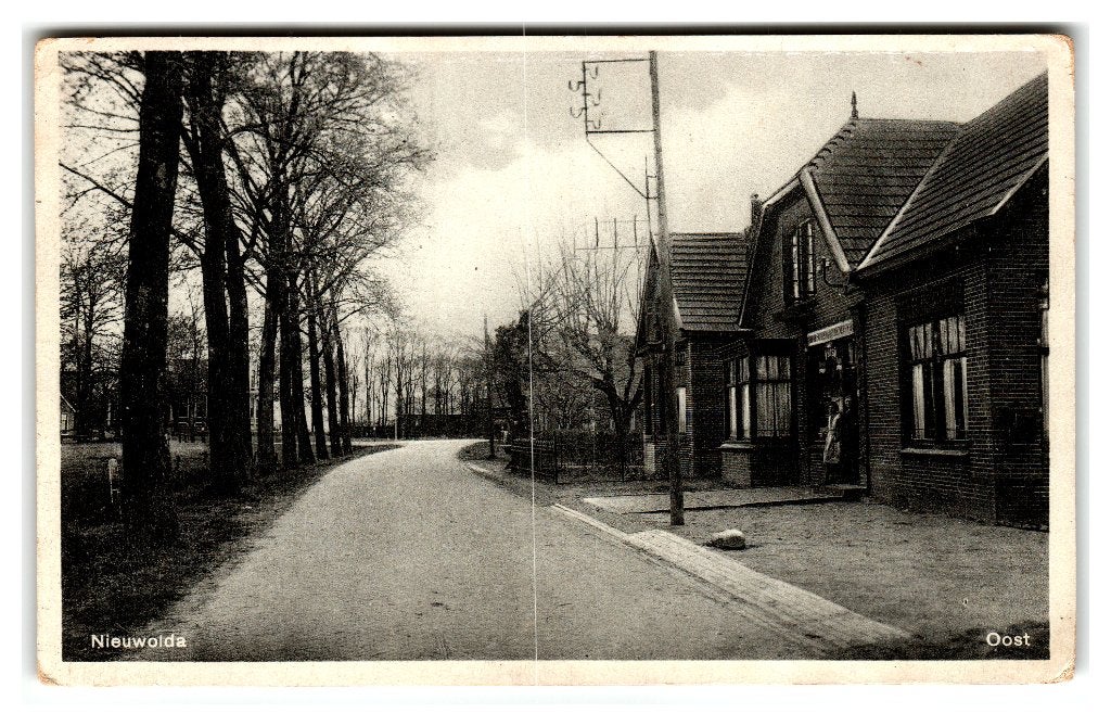 Nieuwolda, Oost, Verzamelen, Ansichtkaarten | Nederland, Verzenden, 1940 tot 1960, Ongelopen, Groningen