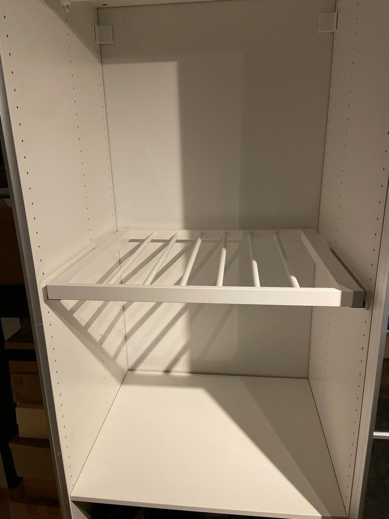 IKEA Komplement uittrekbare broekhanger 75x58cm z.g.a.n., Huis en Inrichting, Kasten | Kledingkasten, Ophalen, 50 tot 100 cm, Zo goed als nieuw