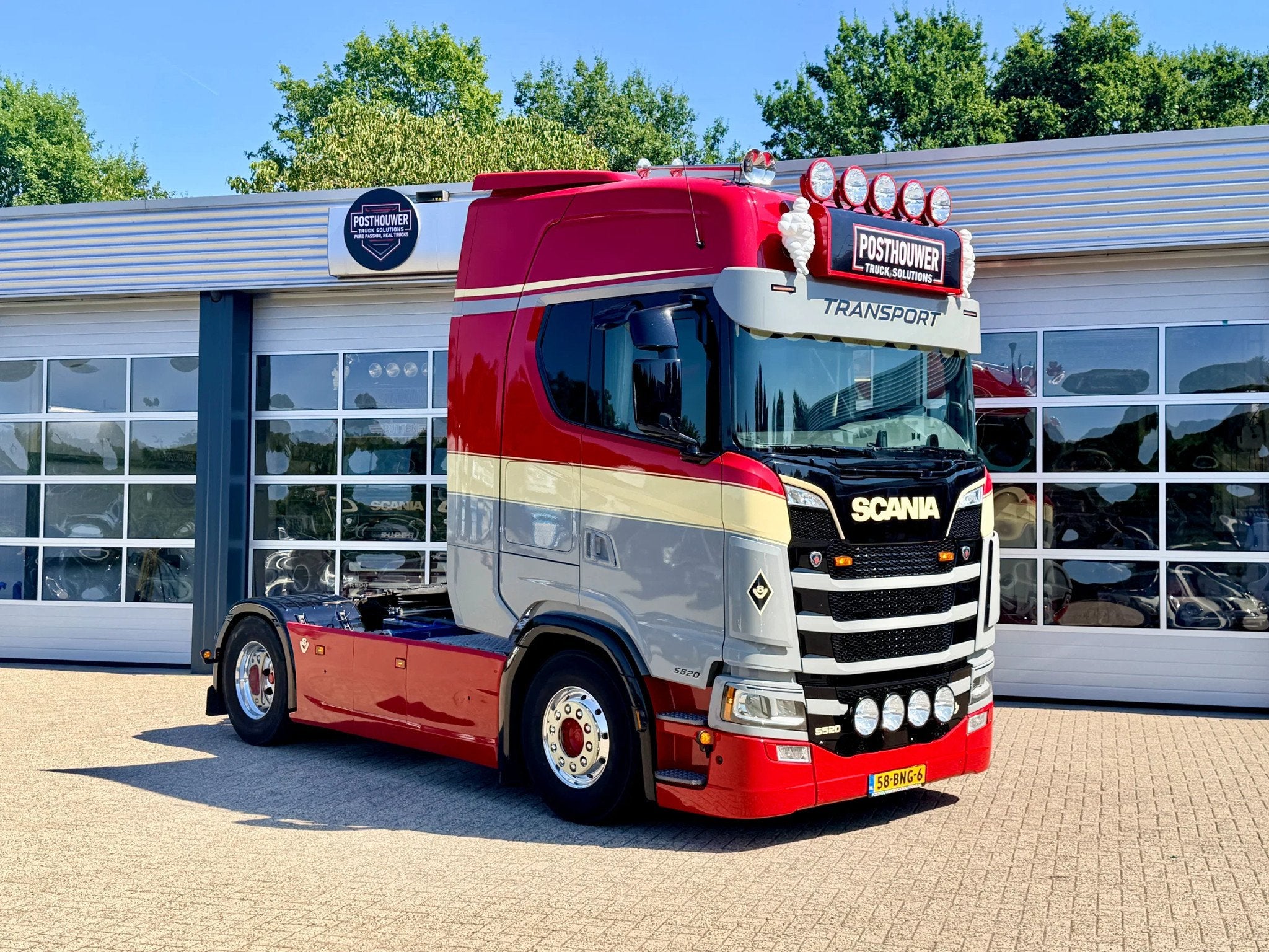 Scania S520 V8 NGS FullAir, PTO Compressor, Special Interior, Automaat, Achterwielaandrijving, Euro 6, 520 pk
