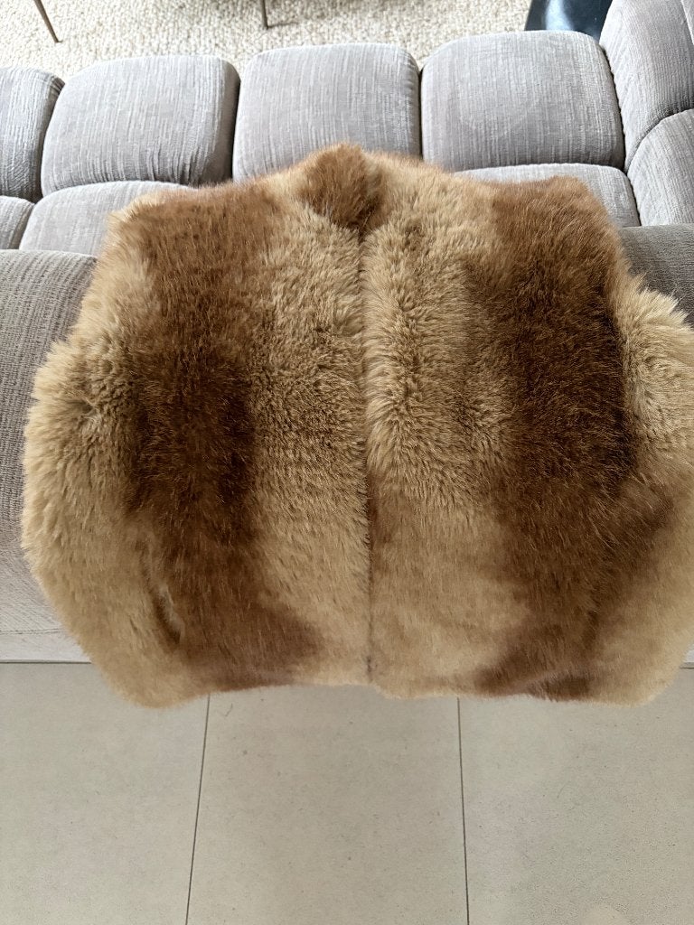 Apparis Laila vest van NEP-bont nieuw, Maat 38/40 (M), Apparis Laila, Bruin, Verzenden