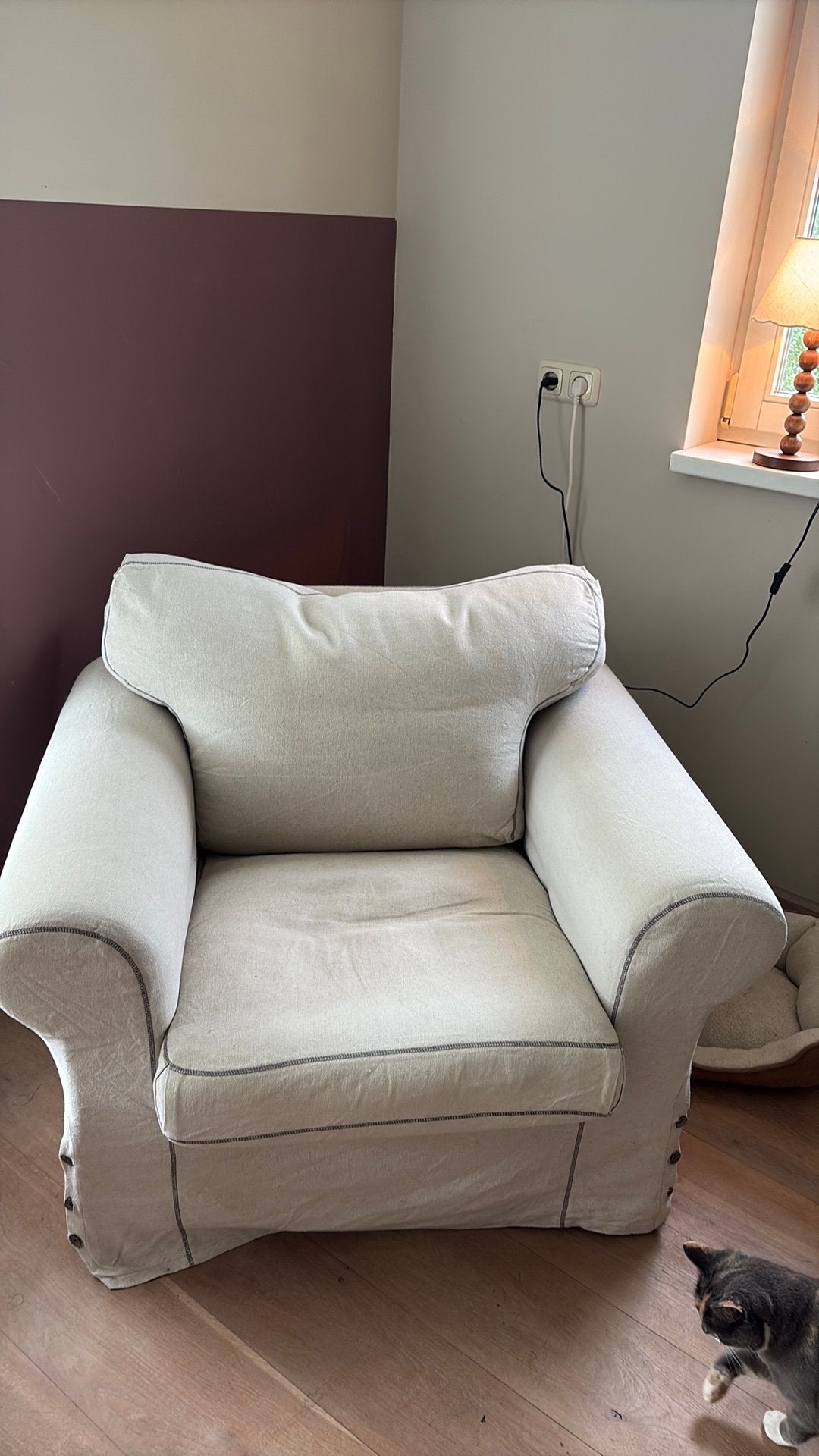 Ektorp fauteuil 2x, Huis en Inrichting, Banken | Sofa's en Chaises Longues, Eenpersoons, 75 tot 100 cm, Ophalen of Verzenden, Zo goed als nieuw