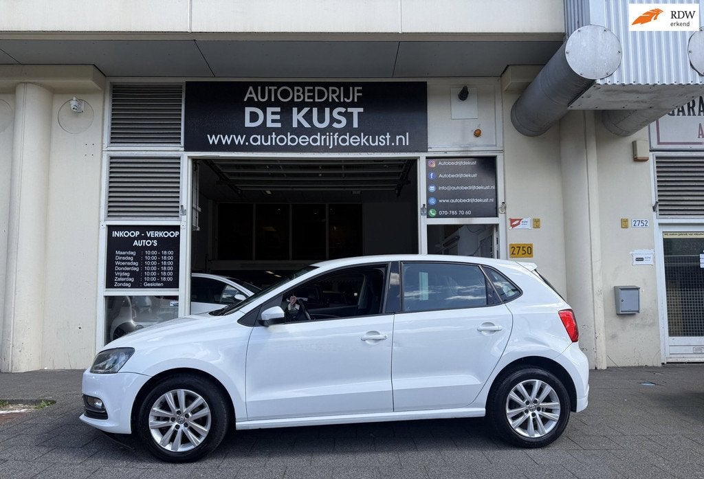 Volkswagen Polo 1.2 TSI 2017 5-Drs Navi Airco, Euro 6, 4 cilinders, Wit, Origineel Nederlands