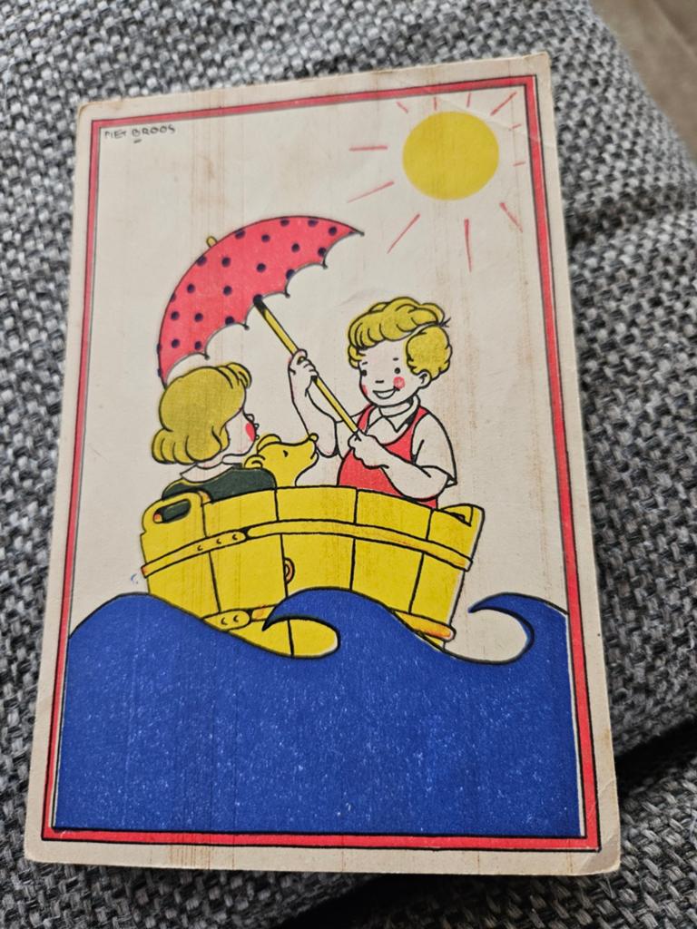 Piet Broos Nederlandse Kinderversjes 1944, Ophalen of Verzenden, Gelezen, Piet Broos, Prentenboek