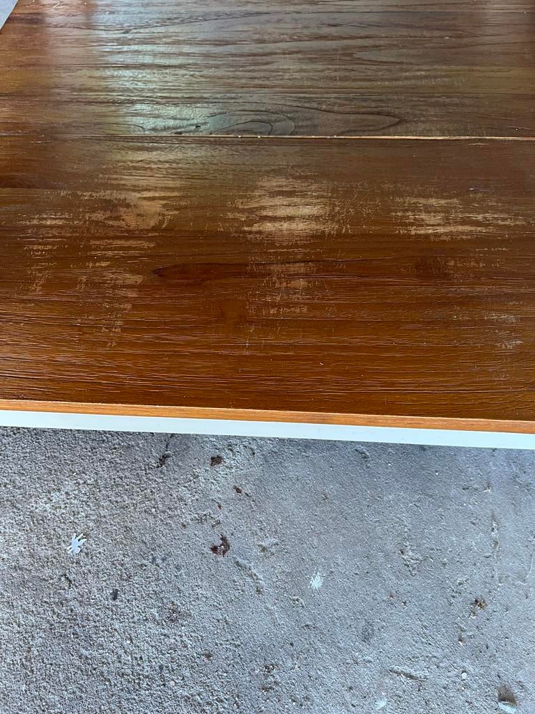 Teakhouten salontafel 60x60 cm - Ophalen t.e.a.b., Huis en Inrichting, Tafels | Salontafels, Ophalen, Gebruikt, 50 tot 100 cm