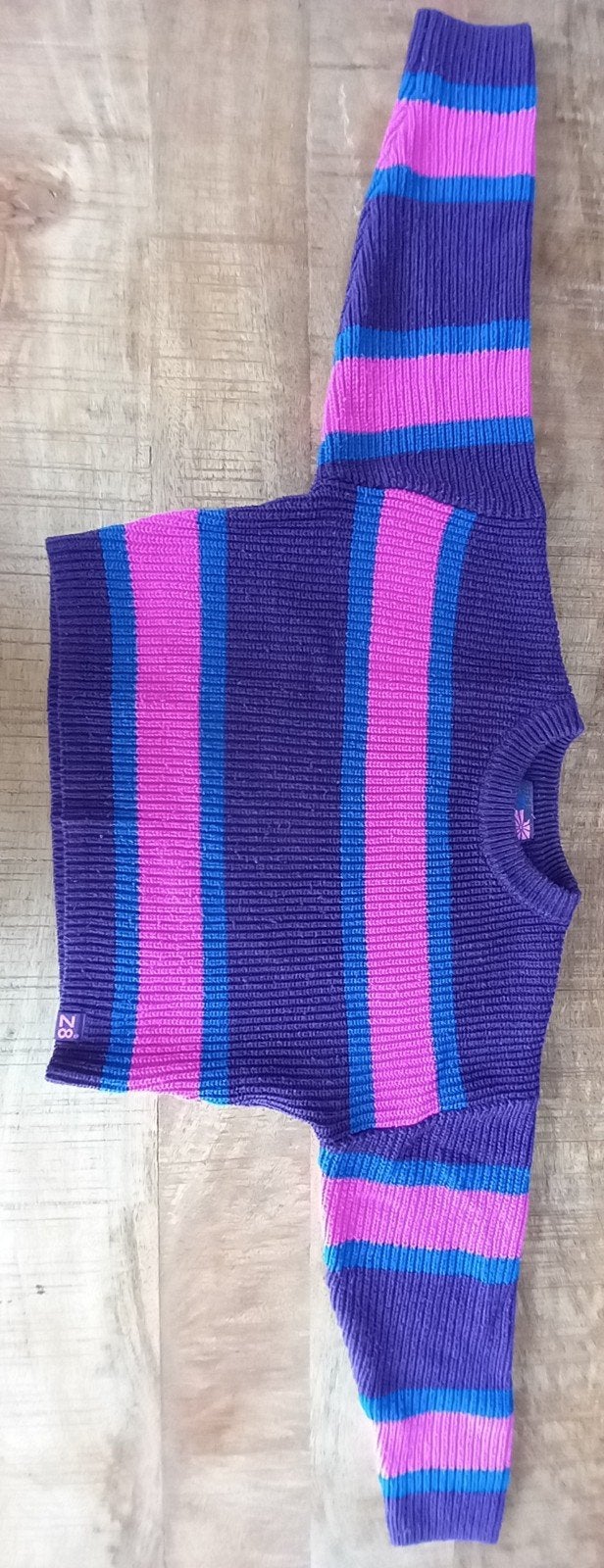 Trui Z8 paars/roze gestreept 104/110, Ophalen of Verzenden, Zo goed als nieuw, Meisje, Trui of Vest