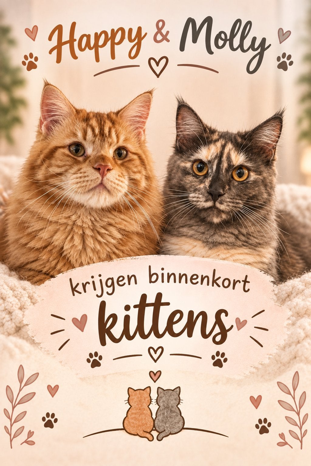 Maine coon kitten aankondiging, Geslacht onbekend, Ontwormd, 0 tot 2 jaar