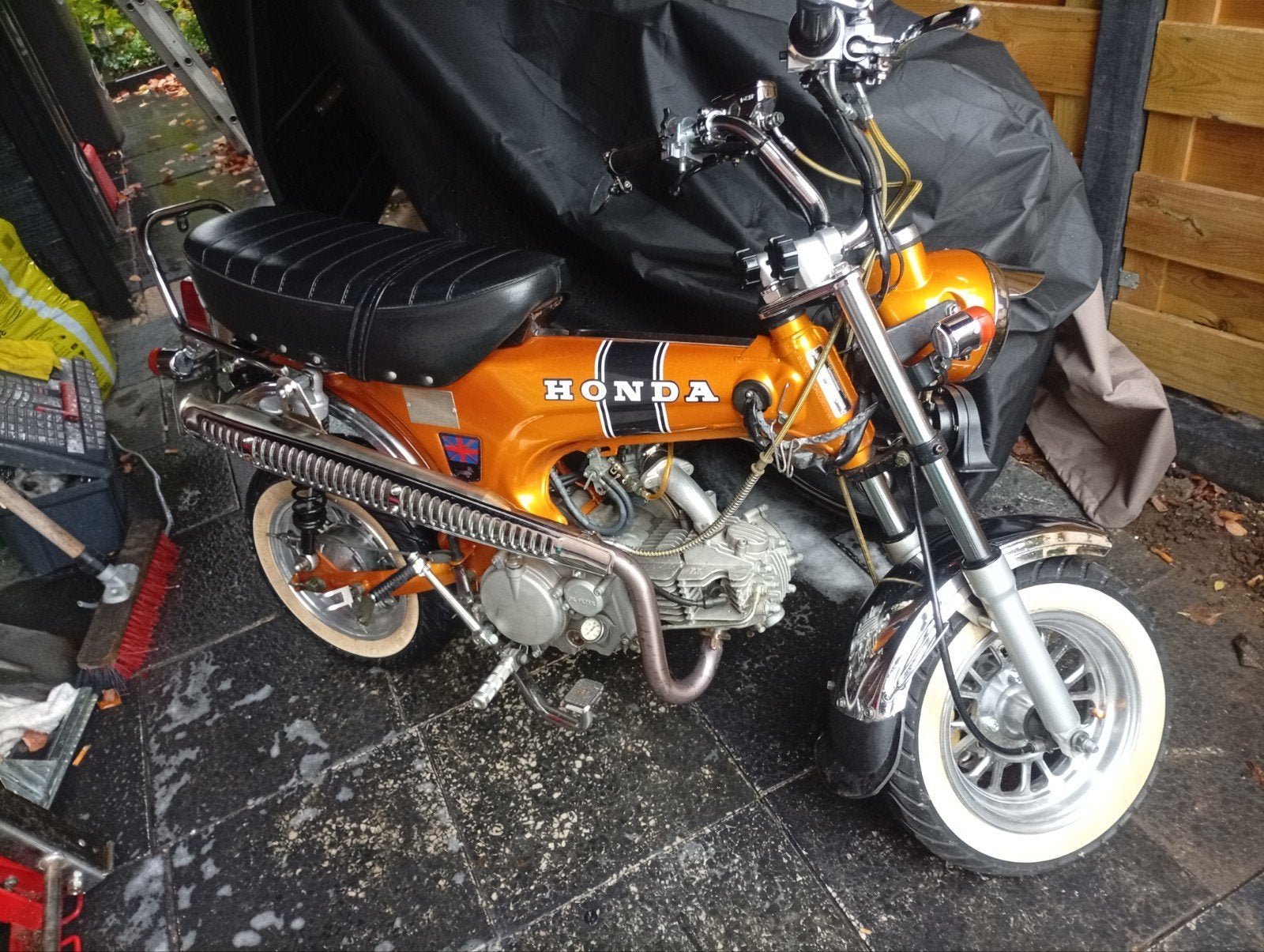 Dax 125 Skyteam met 150CC YX blok en extra onderdelen, Particulier