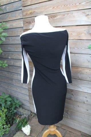 Jurk zwart/ wit Ralph Lauren mt 2 (S) Vaste prijs AANBIEDING, Kleding | Dames, Zwart, Ophalen of Verzenden, Zo goed als nieuw