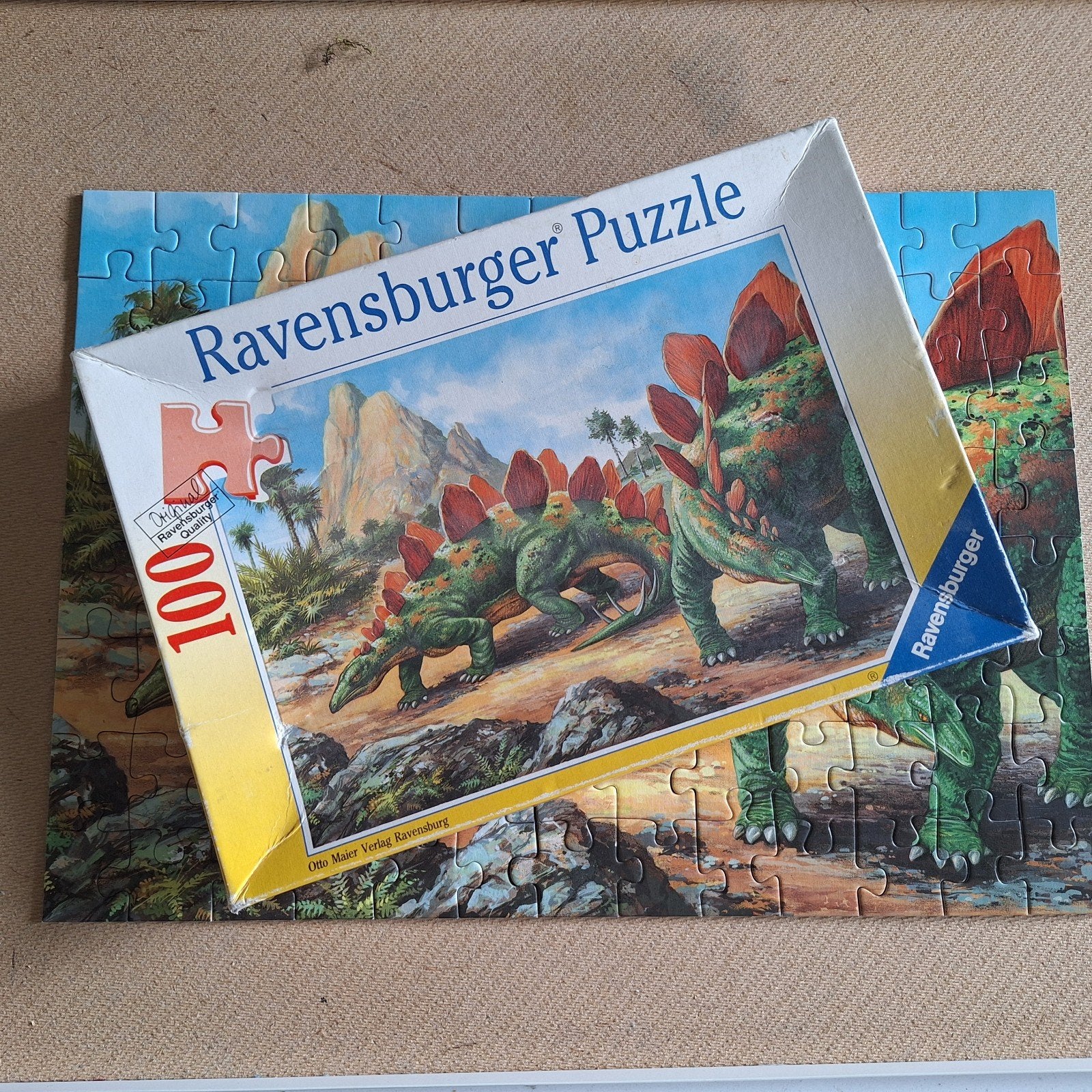 Ravensburger puzzel 100 stukjes Dino Dinosaurus, Ophalen of Verzenden, Meer dan 50 stukjes, Zo goed als nieuw, 4 tot 6 jaar