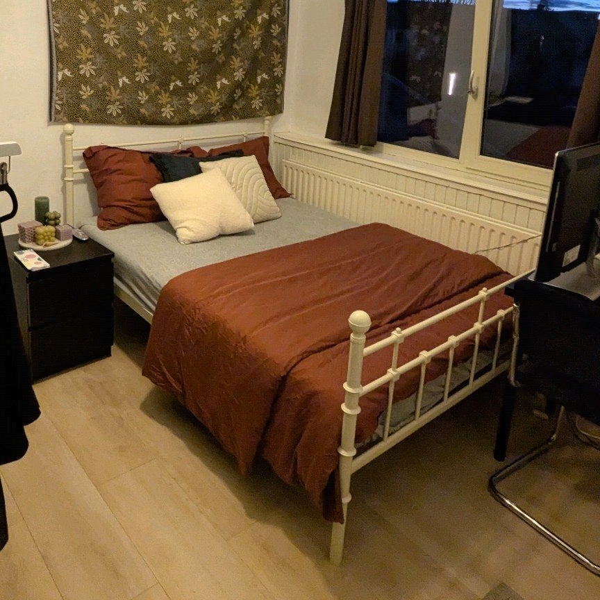 Ikea bed, GRATIS ophalen in Bladel, Ophalen, Gebruikt, Wit, 140 cm