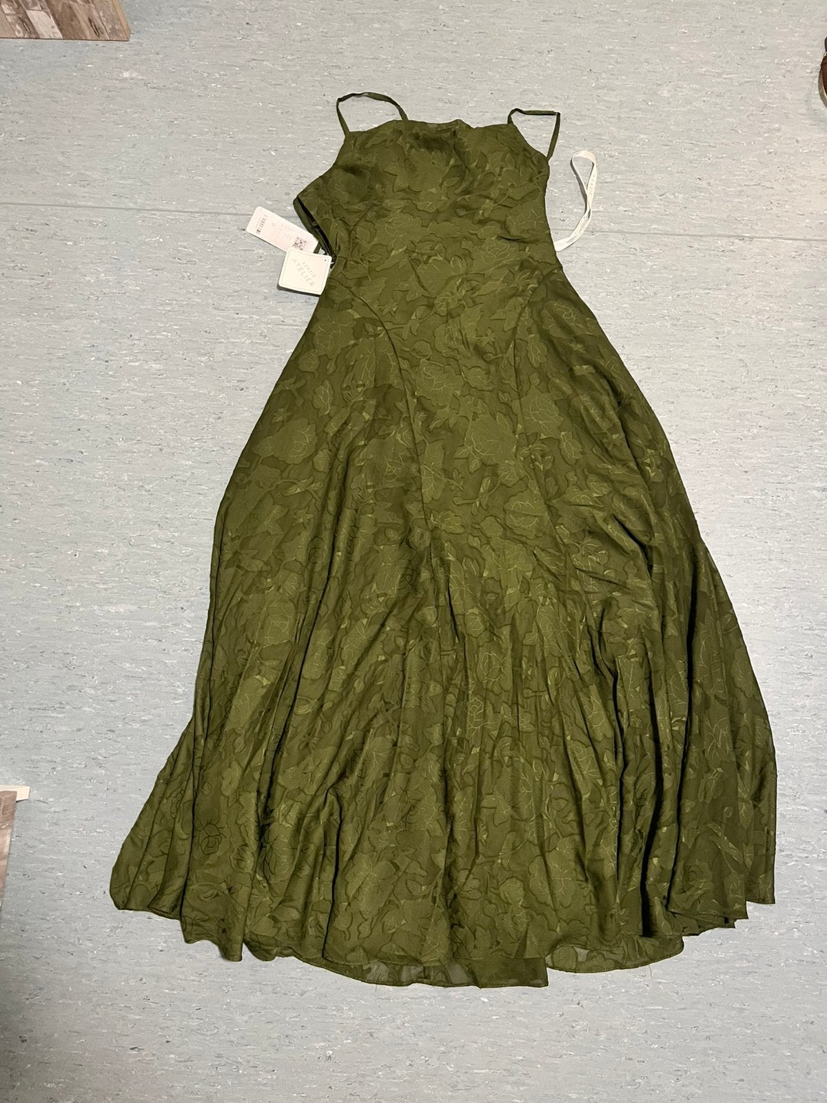 Forest green gown, Galajurk, Nieuw, Groen, Ophalen
