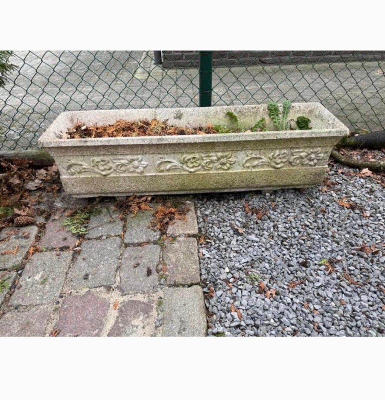 Stenen plantenbakken - 80cm en 110cm, Ophalen, Steen, Gebruikt, 100 cm of meer