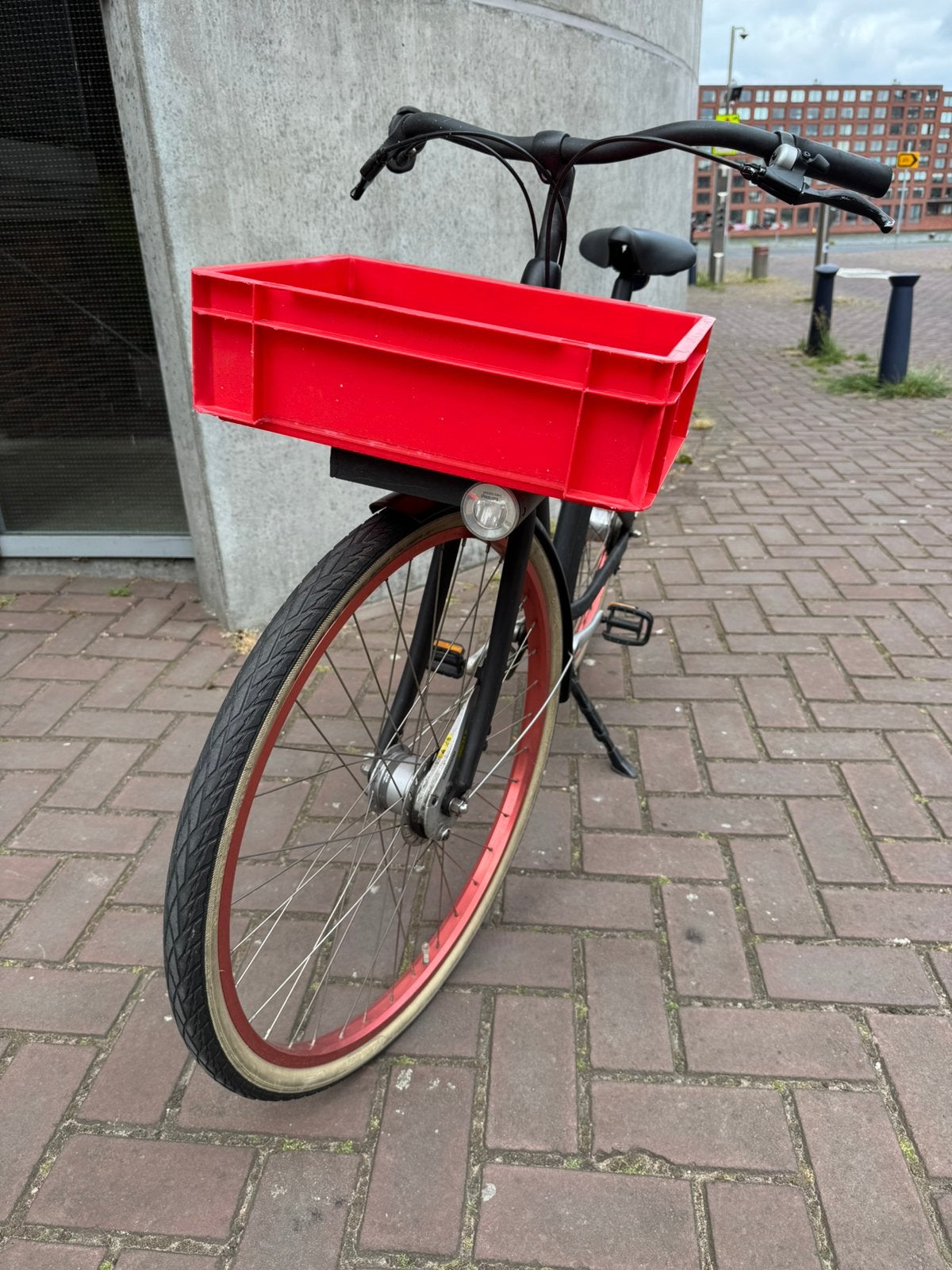 VanMoof herenfiets | 7 versnellingen | Rode velgen, Ophalen, Gebruikt, Overige merken, Versnellingen