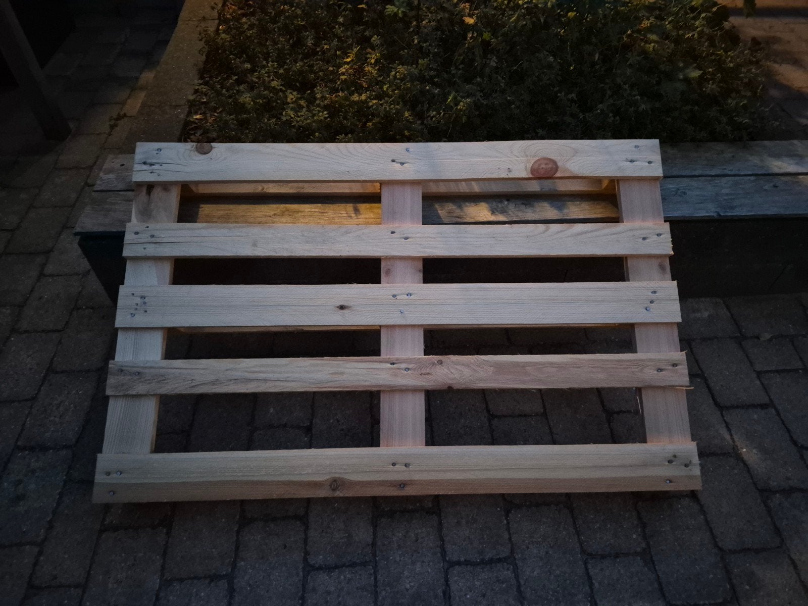 Gratis Pallet 120x80x15 cm - Afhalen t/m 7 oktober, Ophalen, Gebruikt, 50 mm of meer, Pallet