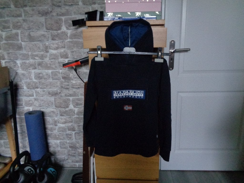 Napapijri hoodie mt 140, Jongen of Meisje, Trui of Vest, Ophalen of Verzenden, Zo goed als nieuw