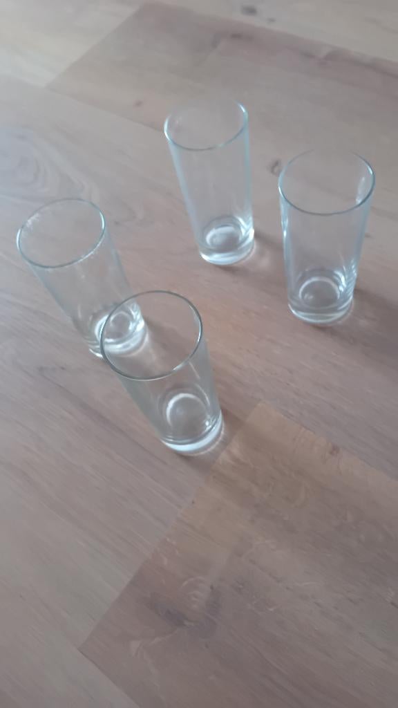 Limonade glazen 4 stuks nieuw, Ophalen of Verzenden, Nieuw