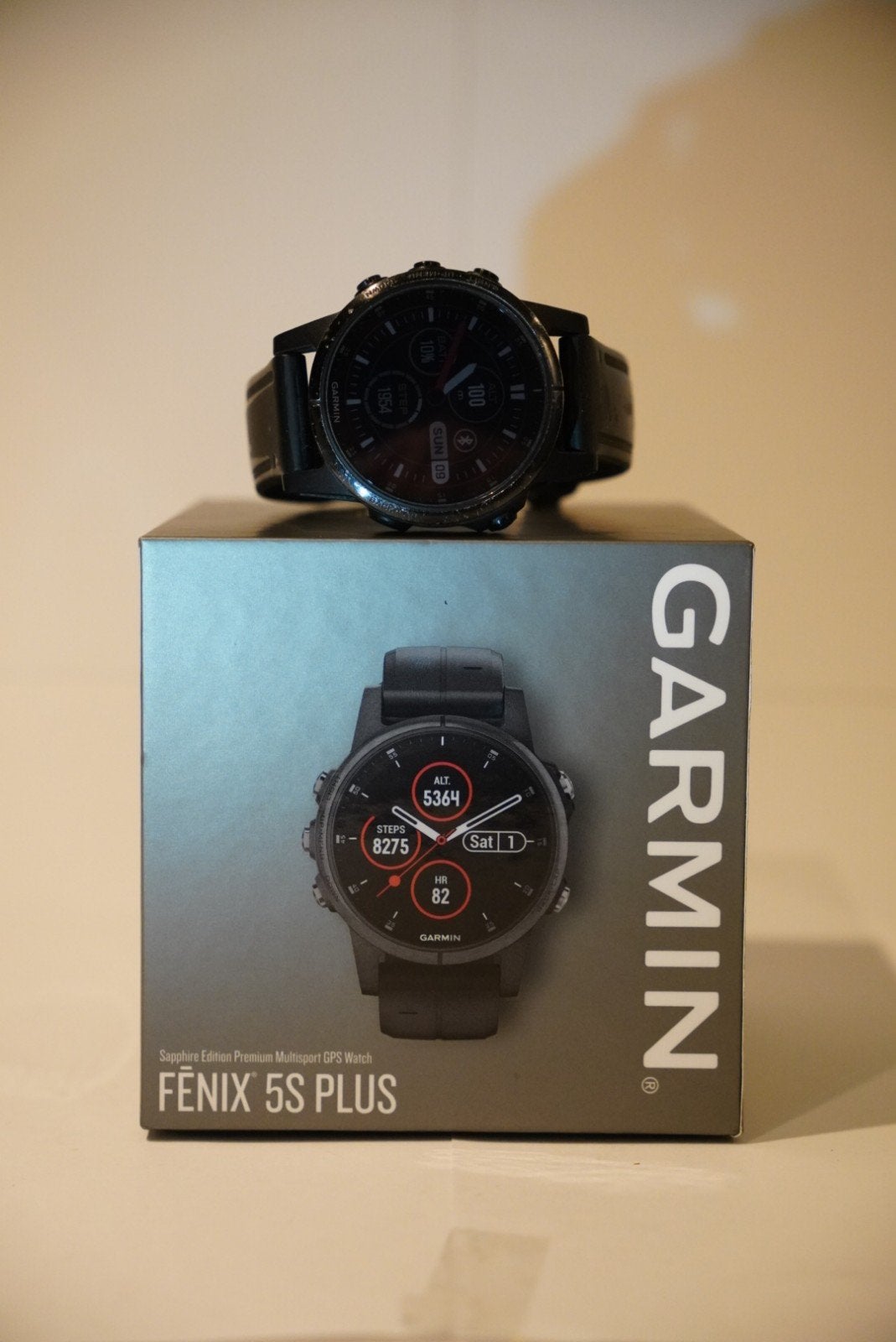 Garmin Fenix 5S Plus, Gebruikt, Zwart, Garmin, Ophalen of Verzenden