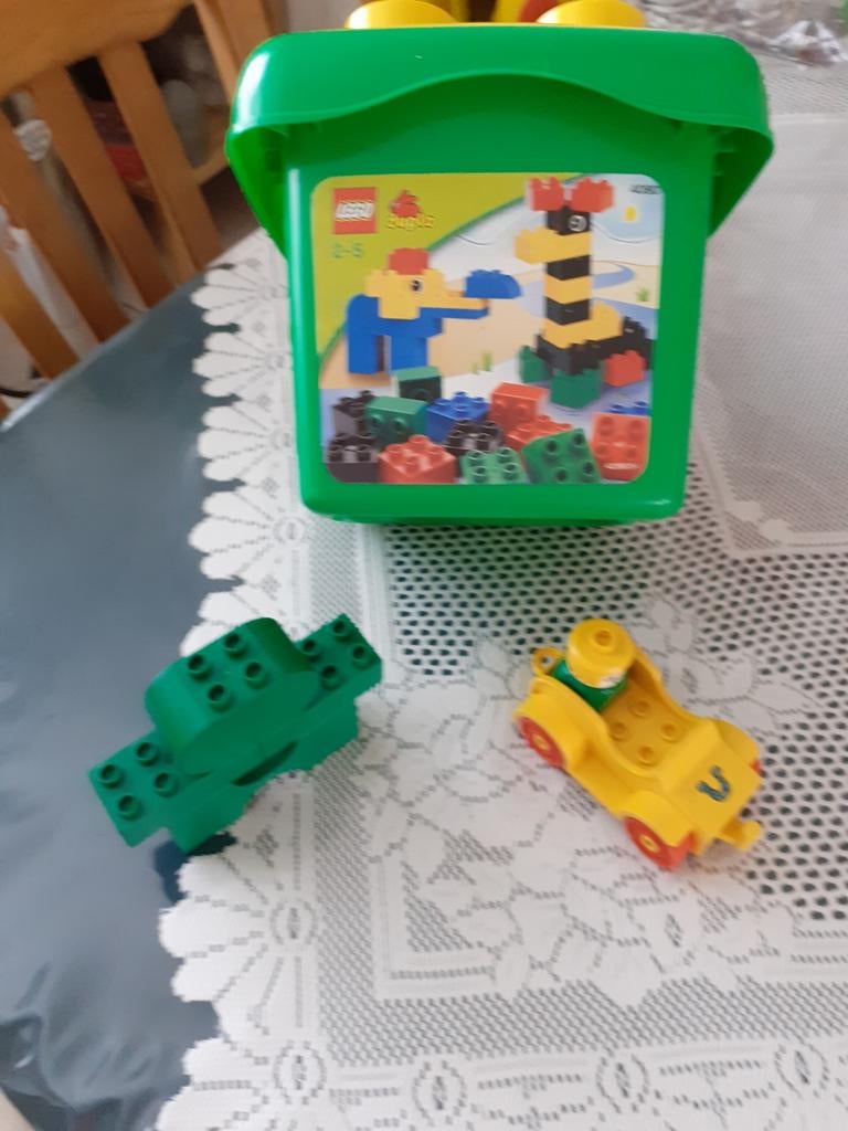 Emmertje met duploblokken copleet + exstra blokjes, Kinderen en Baby's, Speelgoed | Bouwstenen, Ophalen