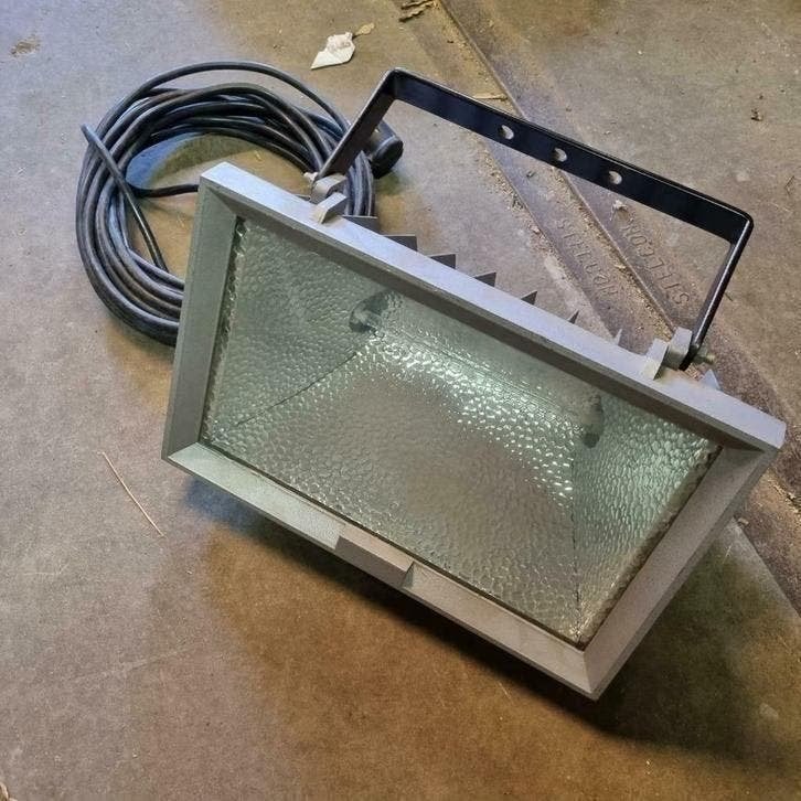 grote professionele aluminium bouwlamp 1000 watt nieuwe buis, Ophalen, Gebruikt