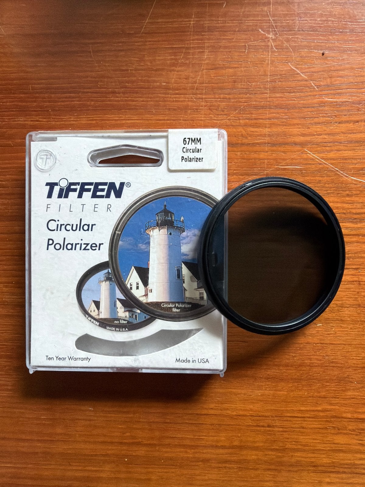 Tiffen 67mm Circulair Polarisatiefilter, Overige merken, Polarisatiefilter, Ophalen of Verzenden, Gebruikt